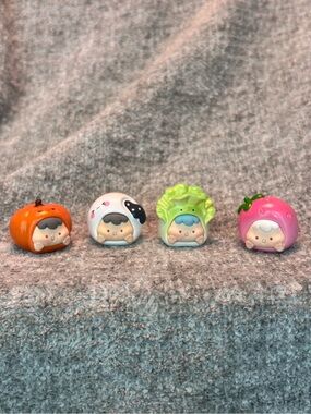 Zai Zai Bean bundle of 4 | mini beans blind bag | strawberry pumpkin pop beans